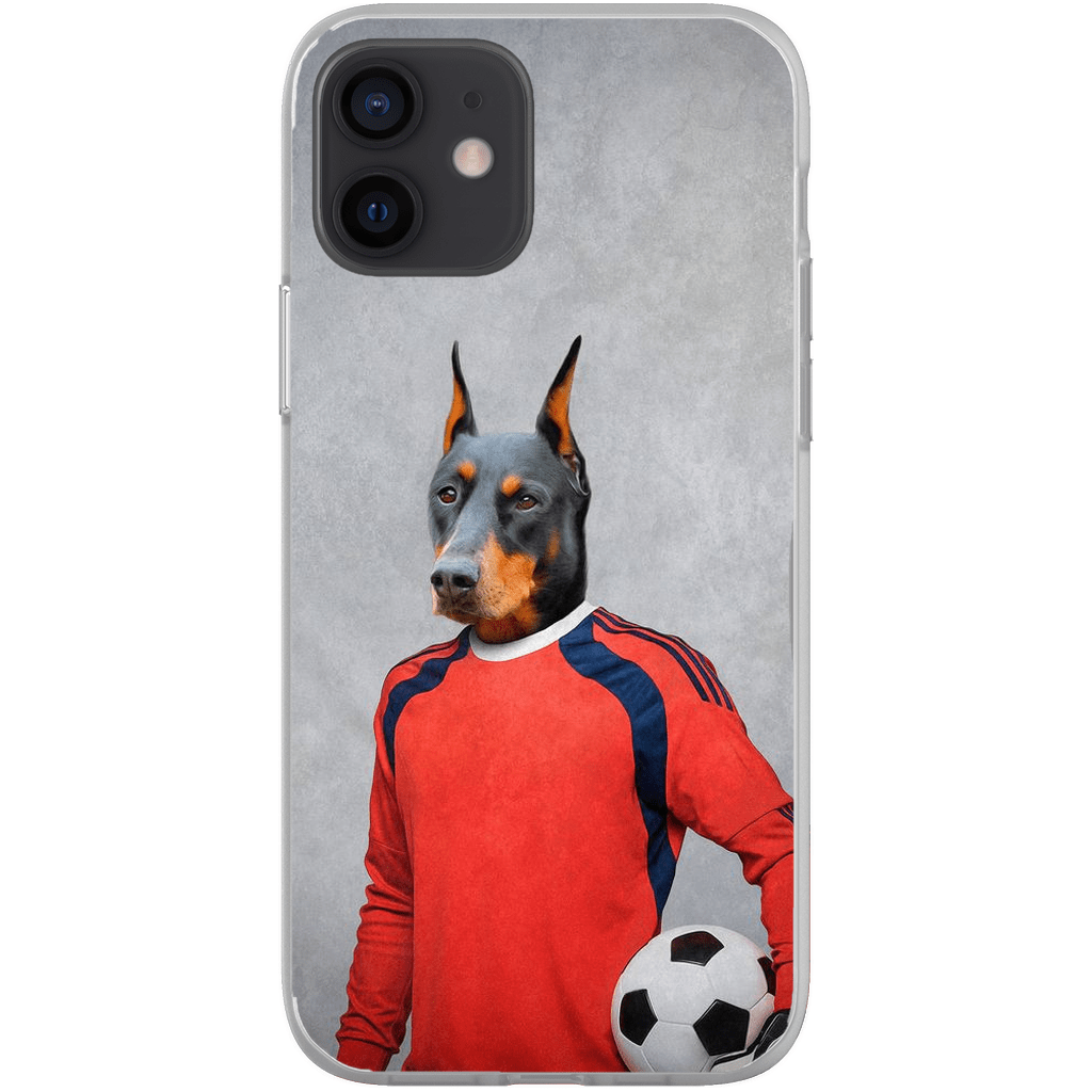 Funda para móvil personalizada &#39;El portero de fútbol&#39;