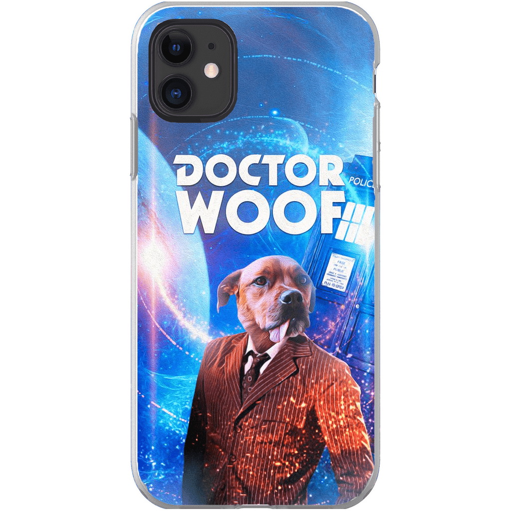 &#39;Dr. Funda de teléfono personalizada Woof (masculino)