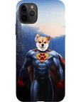 Funda personalizada para teléfono con mascota 'Super Dog'