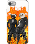 Funda personalizada para teléfono con 2 mascotas 'Charlie's Doggos'