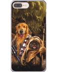 Funda personalizada para teléfono con 2 mascotas 'Chewdogga &amp; Dogg-E-Wok'