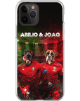 'Portugal Doggos' Funda personalizada para teléfono con 2 mascotas