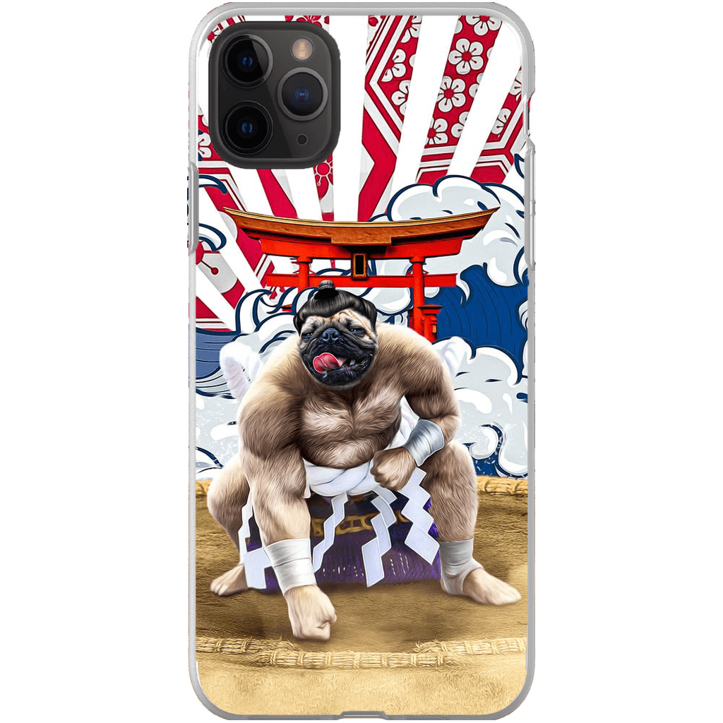 Funda para móvil personalizada &#39;El luchador de sumo&#39;