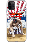 Funda para móvil personalizada 'El luchador de sumo'