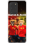 'Spain Doggos' Funda personalizada para teléfono con 2 mascotas