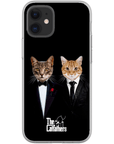 Funda personalizada para teléfono con 2 mascotas 'The Catfathers'