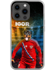 Funda para móvil personalizada 'Russia Doggos Soccer'