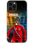 Funda para móvil personalizada 'Russia Doggos Soccer'