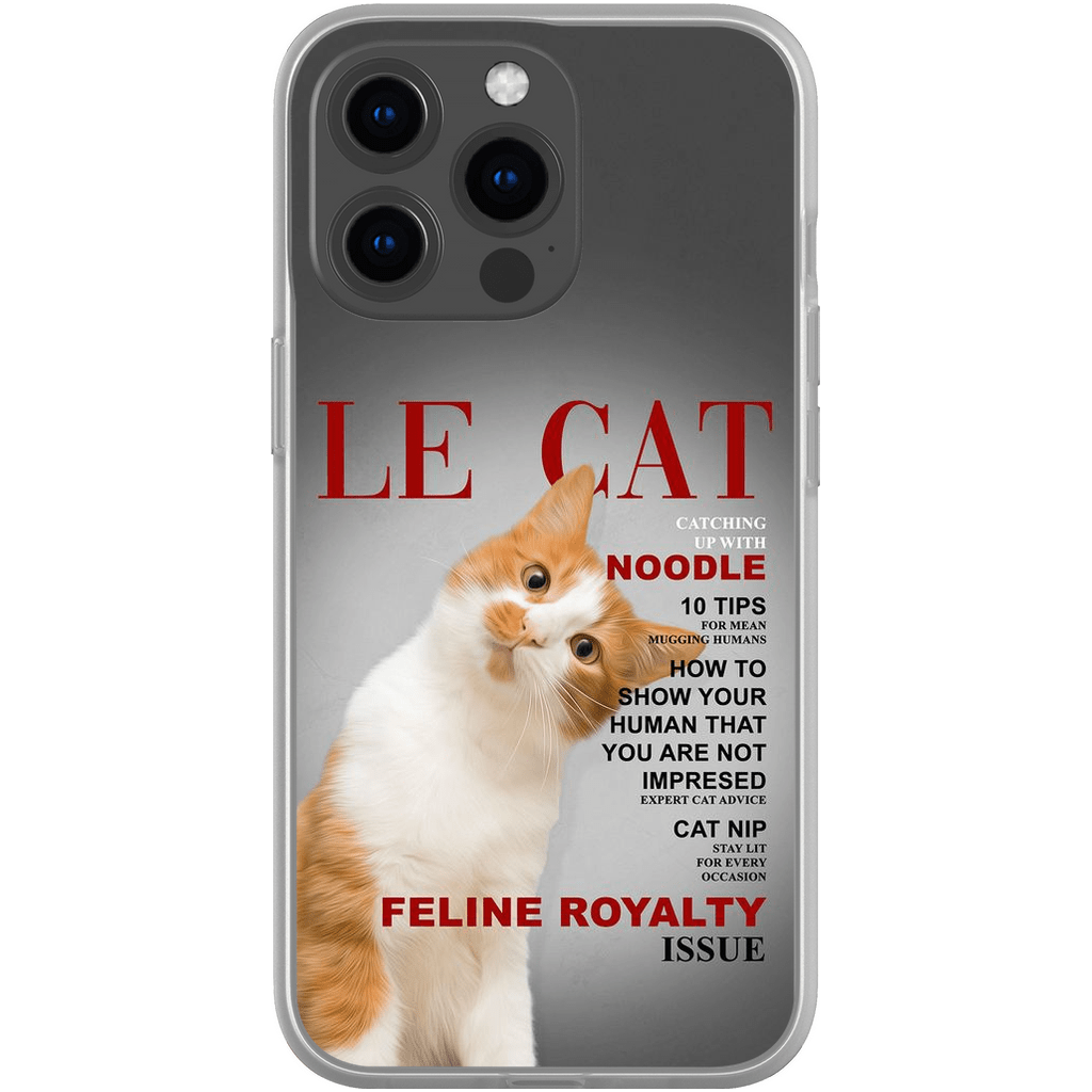 Funda para móvil personalizada &#39;Le Cat&#39;