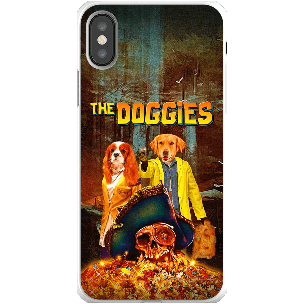 Funda personalizada para teléfono con 2 mascotas &#39;The Doggies&#39;