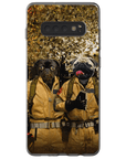 Funda para móvil personalizada con 2 mascotas 'Dog Busters'