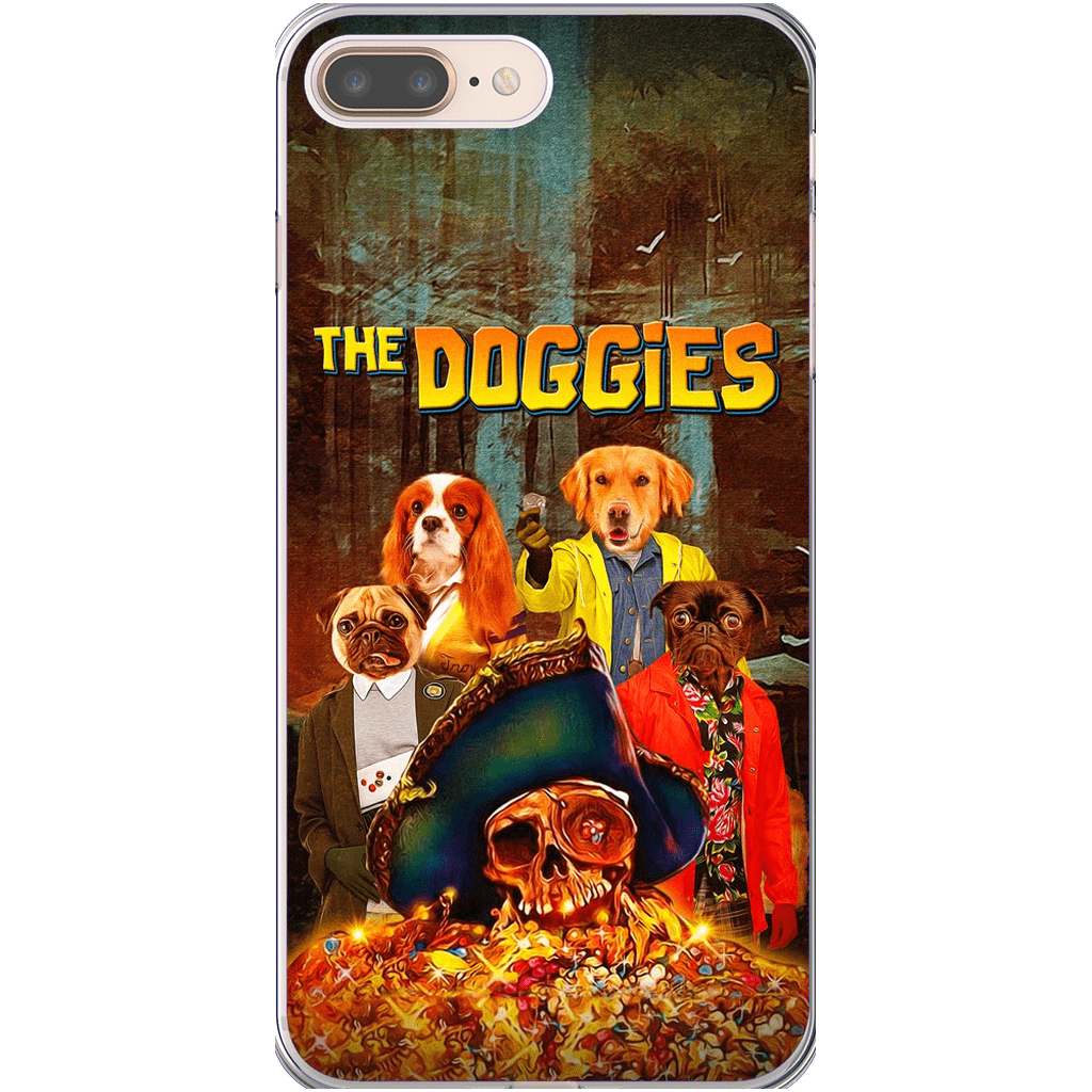 &#39;The Doggies&#39; Funda personalizada para teléfono con 4 mascotas