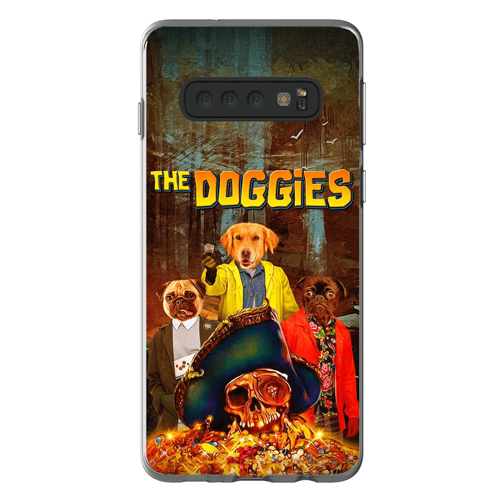 &#39;The Doggies&#39; Funda personalizada para teléfono con 3 mascotas