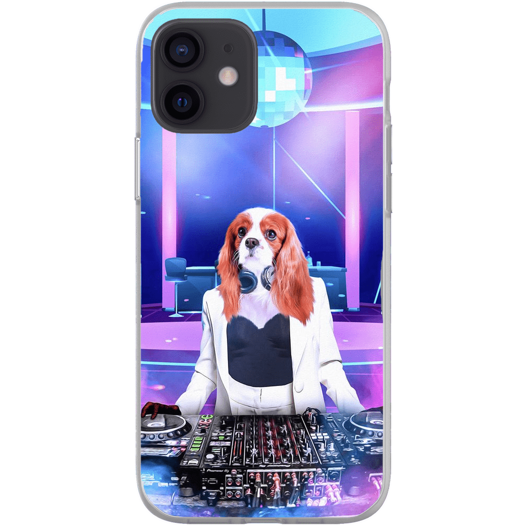 Funda para móvil personalizada &#39;La DJ femenina&#39;