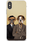 'The Woofice' Funda personalizada para teléfono con 2 mascotas