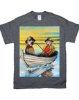 Camiseta personalizada con 2 mascotas 'Los Pescadores'