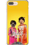 Funda personalizada para teléfono con 2 mascotas 'The Doggo Beatles'