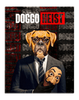 Lienzo personalizado para mascotas 'Doggo Heist'