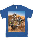 Camiseta personalizada con 3 mascotas 'The Motocross Riders' 