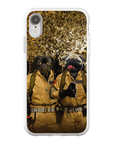 Funda para móvil personalizada con 2 mascotas 'Dog Busters'