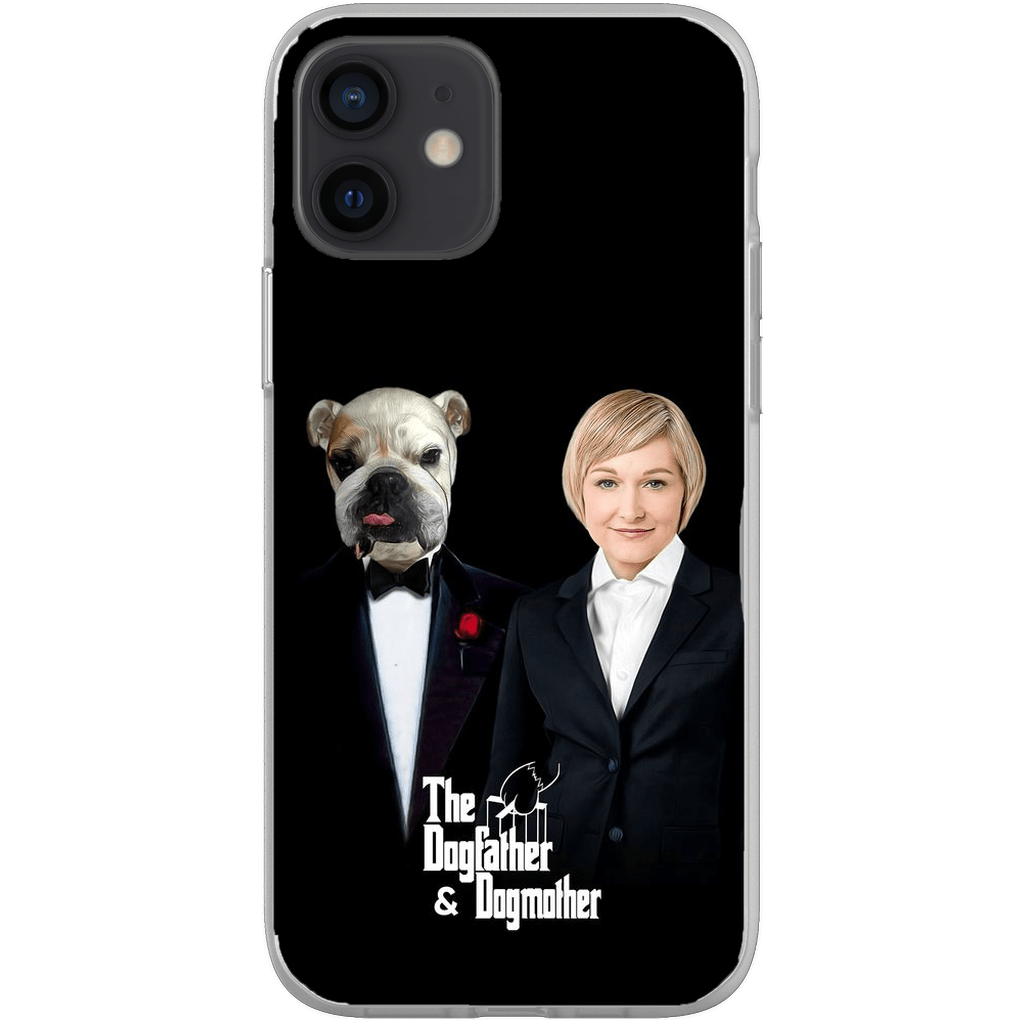 Funda personalizada para teléfono humano o mascota &#39;The Dogfather &amp;amp; Dogmother&#39;