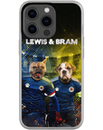 Funda personalizada para teléfono con 2 mascotas 'Scotland Doggos'