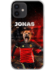 Funda para móvil personalizada 'Belgium Doggos Soccer'