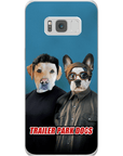 'Trailer Park Dogs 1' Funda personalizada para teléfono con 2 mascotas