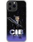 Funda para móvil personalizada 'Gato de negro'