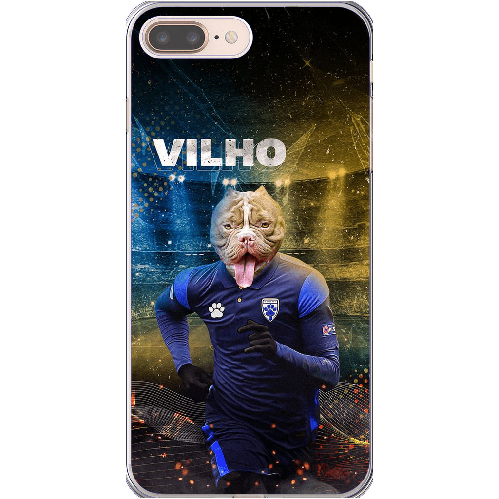 Funda para móvil personalizada &#39;Finland Doggos Soccer&#39;