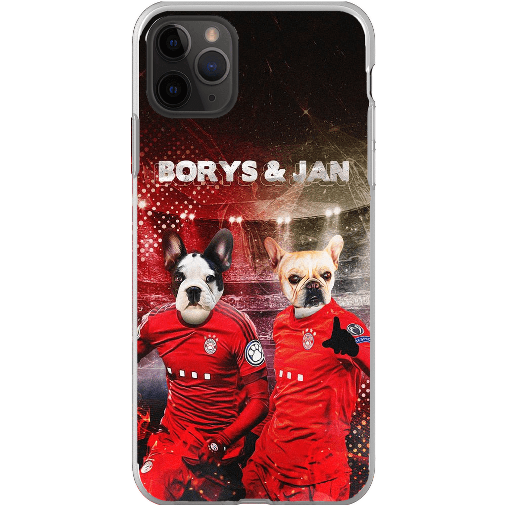 Funda personalizada para teléfono con 2 mascotas &#39;Poland Doggos&#39;