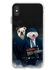 Funda personalizada para teléfono con 2 mascotas 'AC/Doggos'