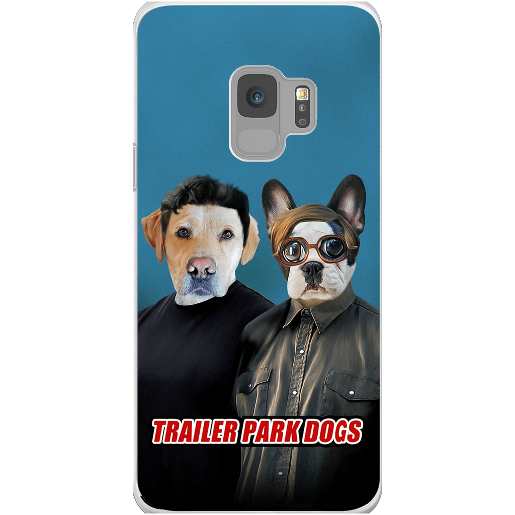 &#39;Trailer Park Dogs 1&#39; Funda personalizada para teléfono con 2 mascotas