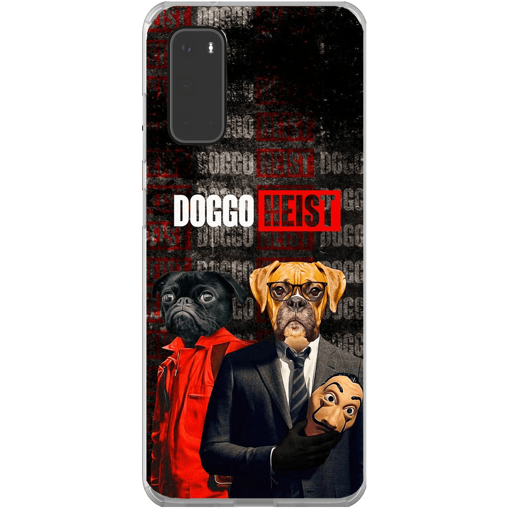 Funda personalizada para teléfono con 2 mascotas &#39;Doggo Heist&#39;