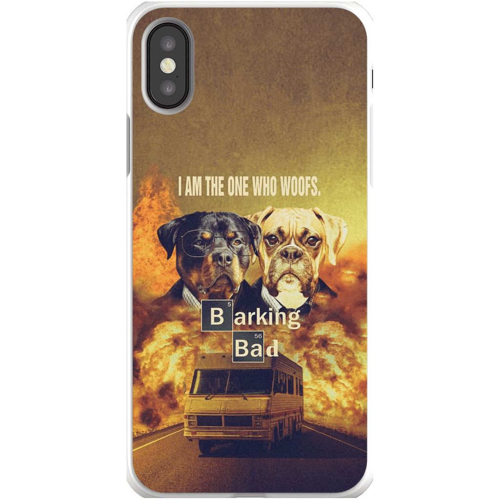 Funda personalizada para teléfono con 2 mascotas &#39;Barking Bad&#39;