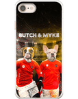 'Austria Doggos' Funda personalizada para teléfono con 2 mascotas