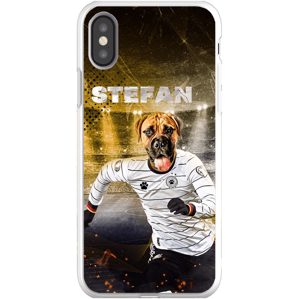 Funda para móvil personalizada &#39;Alemania Doggos Soccer&#39;