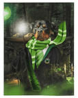 Manta personalizada para mascotas 'Harry Dogger (Slytherawr)' 