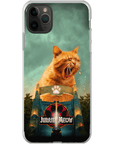 Funda para móvil personalizada 'Jurassic Meow'