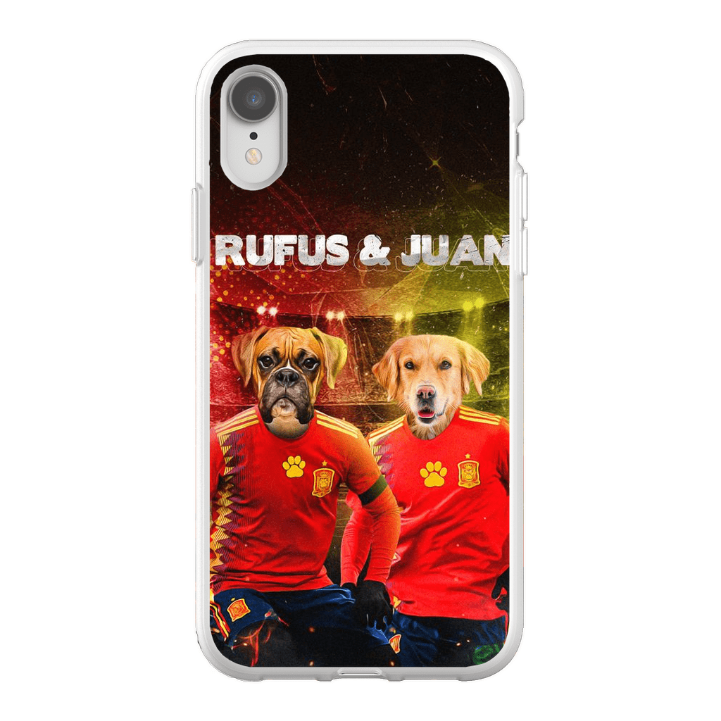 &#39;Spain Doggos&#39; Funda personalizada para teléfono con 2 mascotas