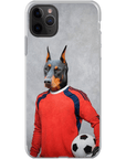 Funda para móvil personalizada 'El portero de fútbol'