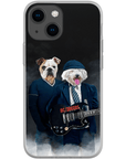 Funda personalizada para teléfono con 2 mascotas 'AC/Doggos'