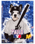 Póster personalizado para mascotas 'New York Yankees'