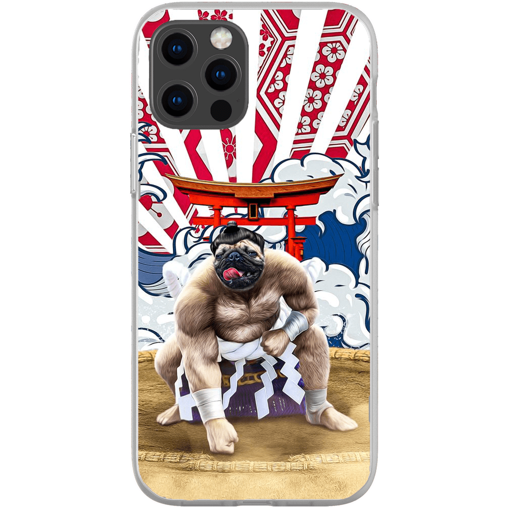 Funda para móvil personalizada &#39;El luchador de sumo&#39;