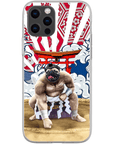 Funda para móvil personalizada 'El luchador de sumo'