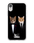 Funda personalizada para teléfono con 2 mascotas 'The Catfathers'