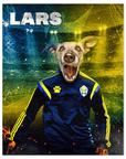 Póster Mascota personalizada 'Sweden Doggos Soccer'