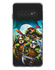 Funda personalizada para teléfono con 3 mascotas 'Teenage Mutant Ninja Doggos'