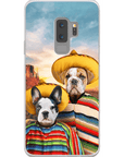 '2 Amigos' Funda personalizada para teléfono con 2 mascotas