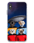 'Doggo-Trek' Funda personalizada para teléfono con 4 mascotas